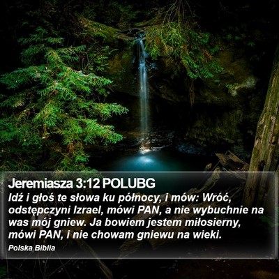 Jeremiasza 3:12 POLUBG Bible Verse Image