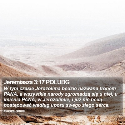 Jeremiasza 3:17 POLUBG Bible Verse Image