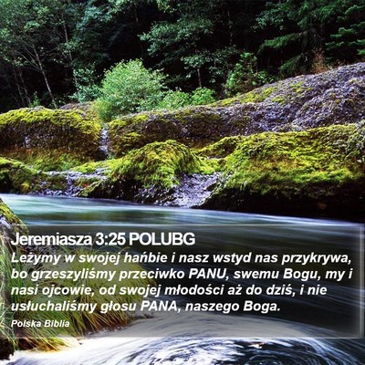 Jeremiasza 3:25 POLUBG Bible Verse Image