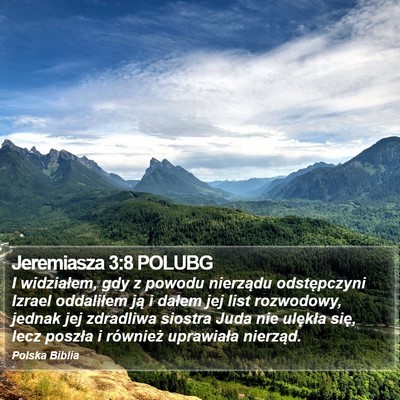 Jeremiasza 3:8 POLUBG Bible Verse Image