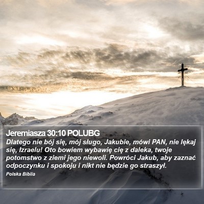 Jeremiasza 30:10 POLUBG Bible Verse Image