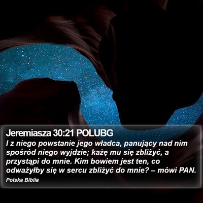 Jeremiasza 30:21 POLUBG Bible Verse Image