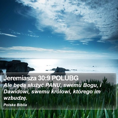 Jeremiasza 30:9 POLUBG Bible Verse Image