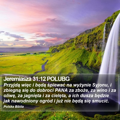 Jeremiasza 31:12 POLUBG Bible Verse Image