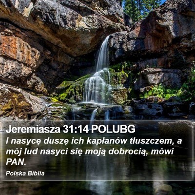 Jeremiasza 31:14 POLUBG Bible Verse Image