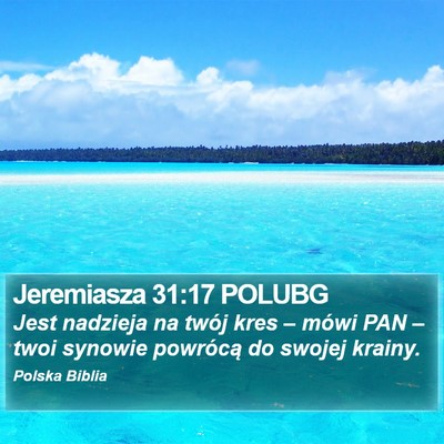 Jeremiasza 31:17 POLUBG Bible Verse Image