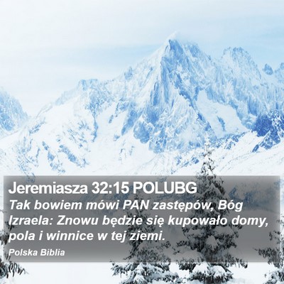 Jeremiasza 32:15 POLUBG Bible Verse Image