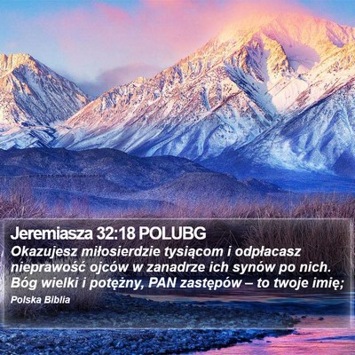 Jeremiasza 32:18 POLUBG Bible Verse Image