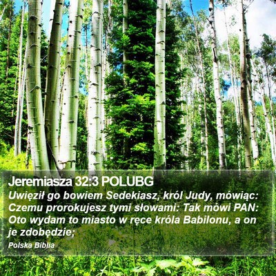 Jeremiasza 32:3 POLUBG Bible Verse Image