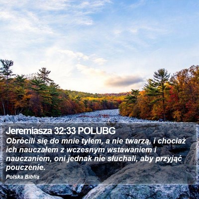 Jeremiasza 32:33 POLUBG Bible Verse Image