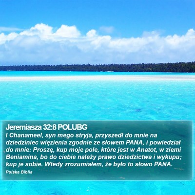Jeremiasza 32:8 POLUBG Bible Verse Image
