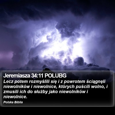 Jeremiasza 34:11 POLUBG Bible Verse Image