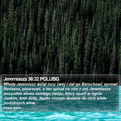 Jeremiasza 36:32 POLUBG Bible Verse Image