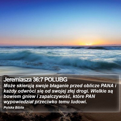Jeremiasza 36:7 POLUBG Bible Verse Image