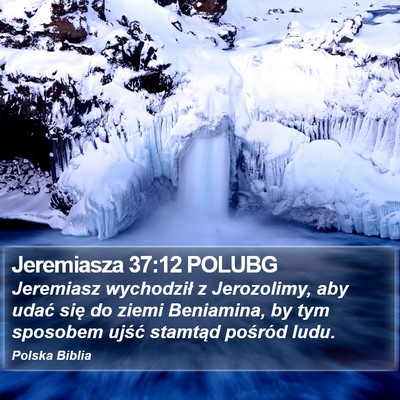 Jeremiasza 37:12 POLUBG Bible Verse Image