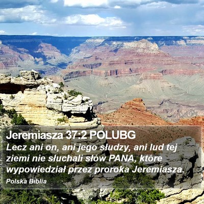 Jeremiasza 37:2 POLUBG Bible Verse Image