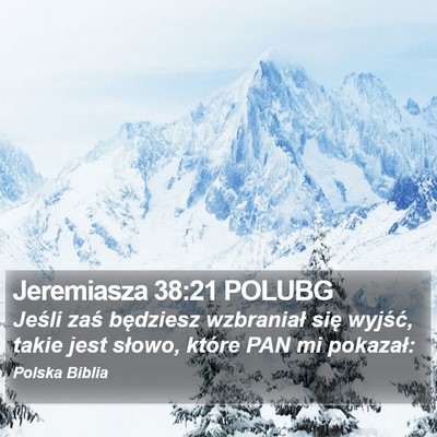 Jeremiasza 38:21 POLUBG Bible Verse Image