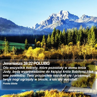 Jeremiasza 38:22 POLUBG Bible Verse Image