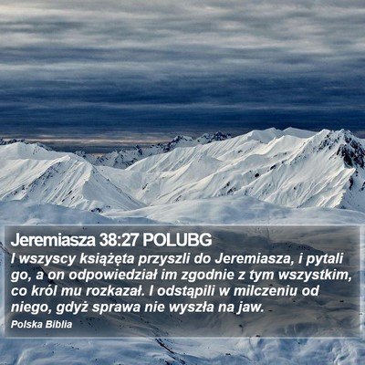 Jeremiasza 38:27 POLUBG Bible Verse Image