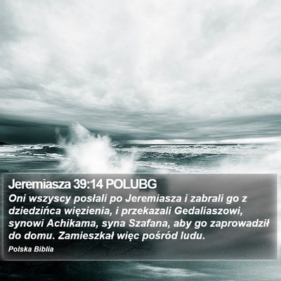 Jeremiasza 39:14 POLUBG Bible Verse Image