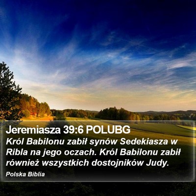 Jeremiasza 39:6 POLUBG Bible Verse Image