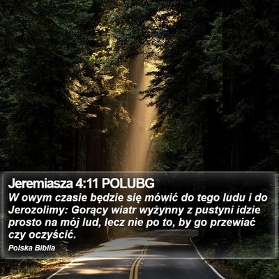 Jeremiasza 4:11 POLUBG Bible Verse Image