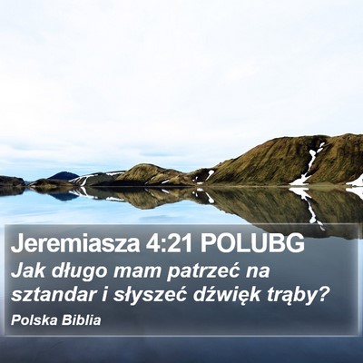 Jeremiasza 4:21 POLUBG Bible Verse Image