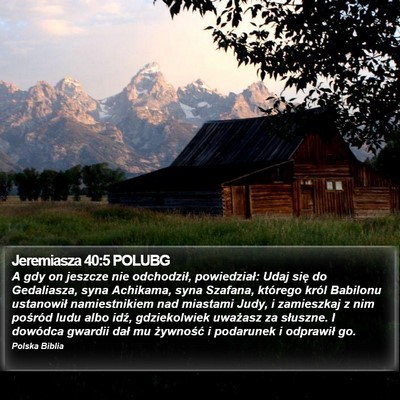 Jeremiasza 40:5 POLUBG Bible Verse Image