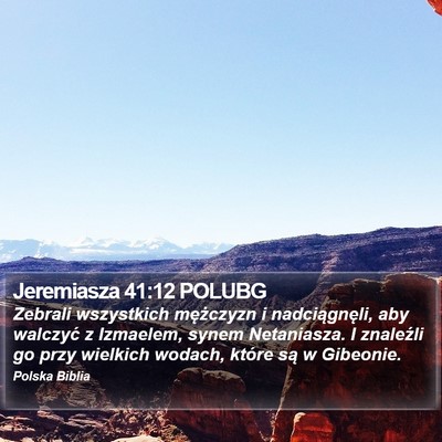 Jeremiasza 41:12 POLUBG Bible Verse Image