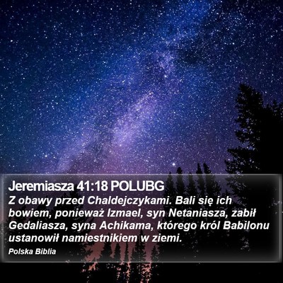 Jeremiasza 41:18 POLUBG Bible Verse Image