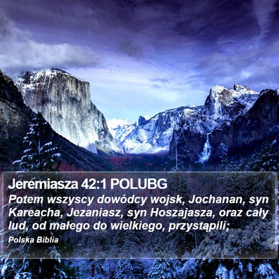 Jeremiasza 42:1 POLUBG Bible Verse Image