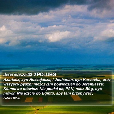 Jeremiasza 43:2 POLUBG Bible Verse Image