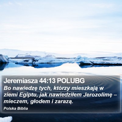 Jeremiasza 44:13 POLUBG Bible Verse Image