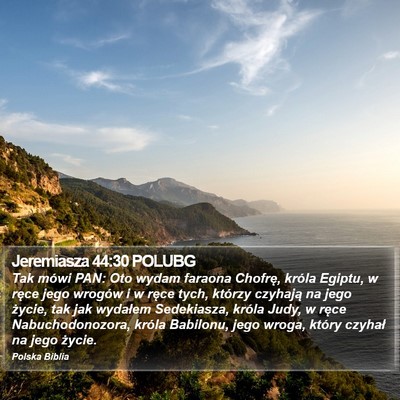 Jeremiasza 44:30 POLUBG Bible Verse Image