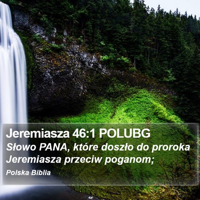 Jeremiasza 46:1 POLUBG Bible Verse Image
