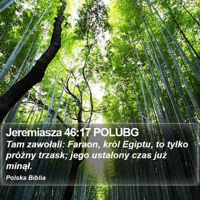 Jeremiasza 46:17 POLUBG Bible Verse Image
