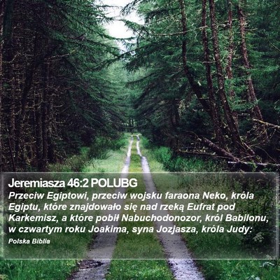 Jeremiasza 46:2 POLUBG Bible Verse Image