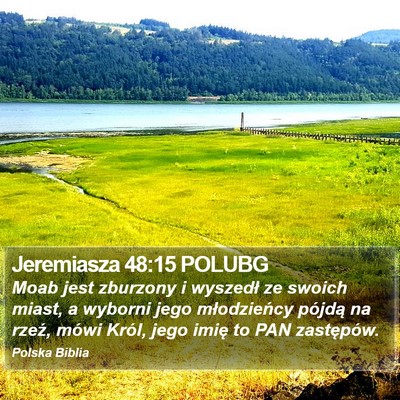 Jeremiasza 48:15 POLUBG Bible Verse Image