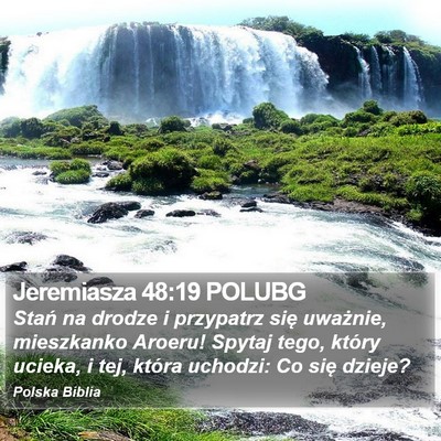 Jeremiasza 48:19 POLUBG Bible Verse Image
