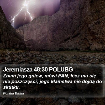 Jeremiasza 48:30 POLUBG Bible Verse Image