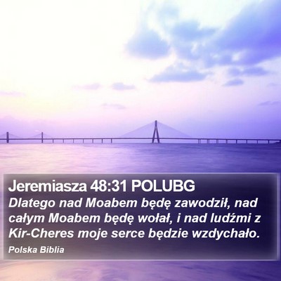 Jeremiasza 48:31 POLUBG Bible Verse Image