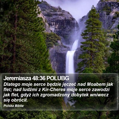 Jeremiasza 48:36 POLUBG Bible Verse Image