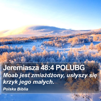 Jeremiasza 48:4 POLUBG Bible Verse Image