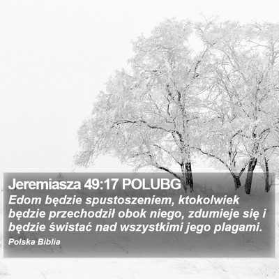 Jeremiasza 49:17 POLUBG Bible Verse Image