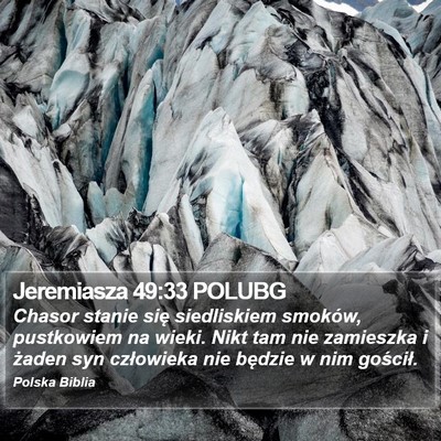 Jeremiasza 49:33 POLUBG Bible Verse Image
