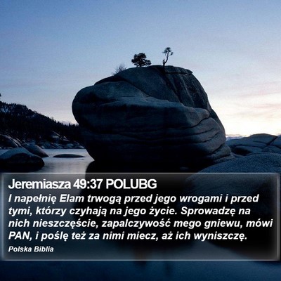 Jeremiasza 49:37 POLUBG Bible Verse Image