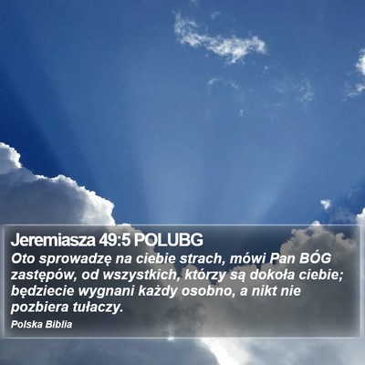 Jeremiasza 49:5 POLUBG Bible Verse Image