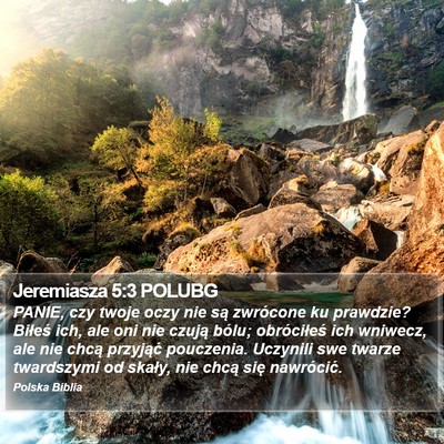 Jeremiasza 5:3 POLUBG Bible Verse Image