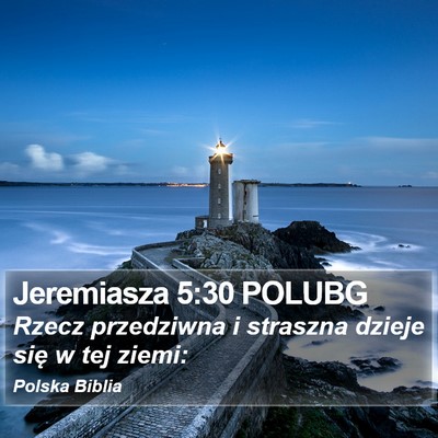 Jeremiasza 5:30 POLUBG Bible Verse Image