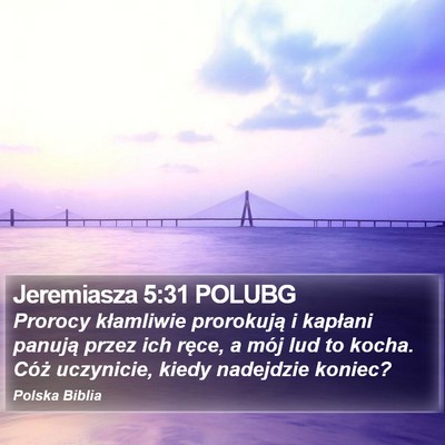 Jeremiasza 5:31 POLUBG Bible Verse Image